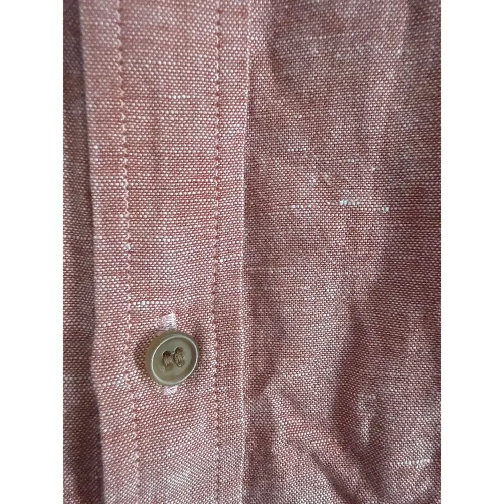 Banana Republic Men’s Slim Linen blend Red XXLT Big and Tall NWT